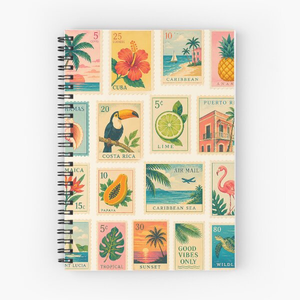 Item preview, Tropical Destinations Stamp designed and sold by Islabonita..