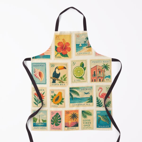 Item preview, Tropical Destinations Stamp designed and sold by Islabonita..