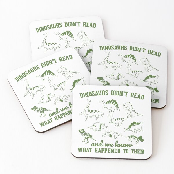 Item preview, Dinosaurs Didn’t Read And We Know What Happened | Funny Dino Quote designed and sold by Krasnovaovaova.