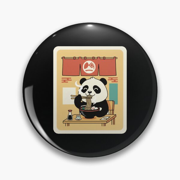 Artikelvorschau, Niedlicher Panda isst Ramen in einem gemütlichen japanischen Nudelrestaurant entworfen und verkauft von JordynLadukeg65.