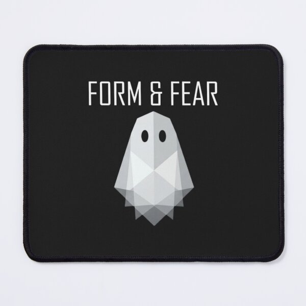 Item preview, Form and Fear Geometric Low Poly Ghost designed and sold by GiggleInkTees.
