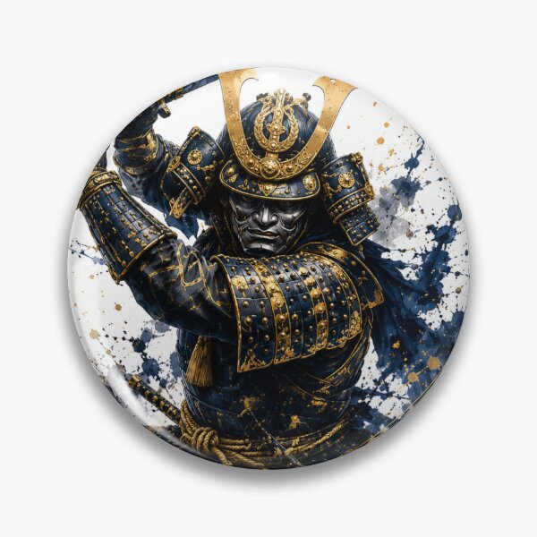 Item preview, Gold & Obsidian: The Dragon-Armored Samurai designed and sold by schwa24jpn.