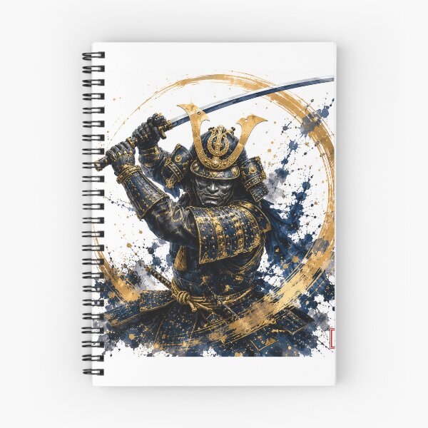 Item preview, Gold & Obsidian: The Dragon-Armored Samurai designed and sold by schwa24jpn.