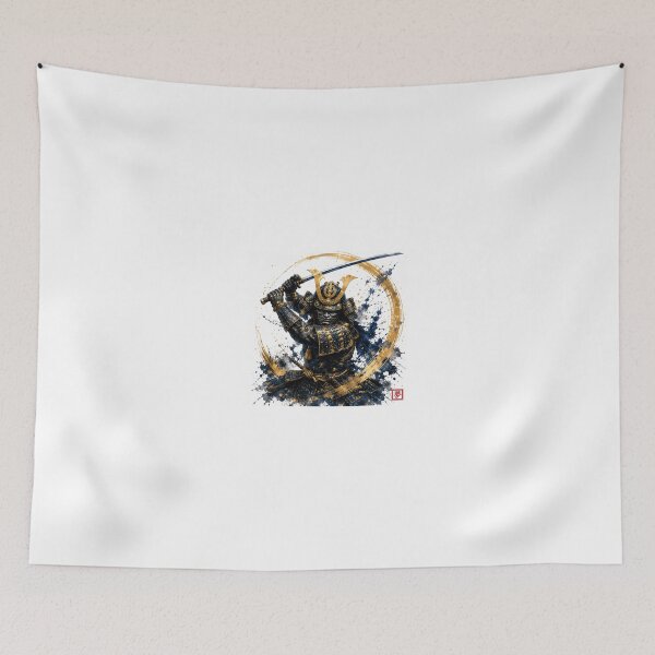 Item preview, Gold & Obsidian: The Dragon-Armored Samurai designed and sold by schwa24jpn.