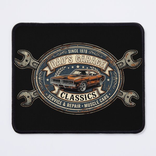 Item preview, Dad Garage designed and sold by RisingWolfStudio.