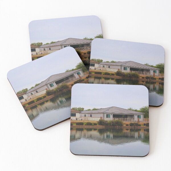 Item preview, Lakeside Houses Reflection designed and sold by Phakade's Photos.