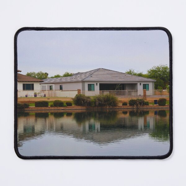 Item preview, Lakeside Houses Reflection designed and sold by Phakade's Photos.