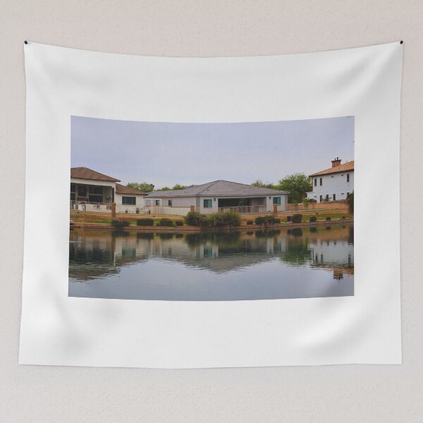 Item preview, Lakeside Houses Reflection designed and sold by Phakade's Photos.