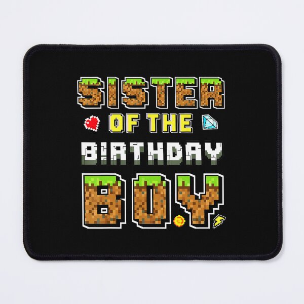 Item preview, Sister of the Birthday Boy Pixel Gaming Party Celebration designed and sold by FGTV2021.