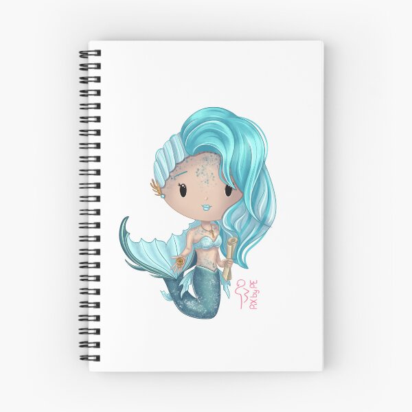 Item preview, THE EXPLORER Mermaid – Chibi Girl | Cute Illustration designed and sold by PiX by PE.
