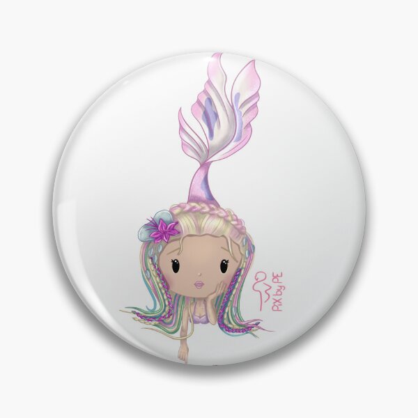 Artikelvorschau, THE COLLECTOR Meerjungfrau – Chibi Mädchen | Süße Illustration entworfen und verkauft von PiX by PE.