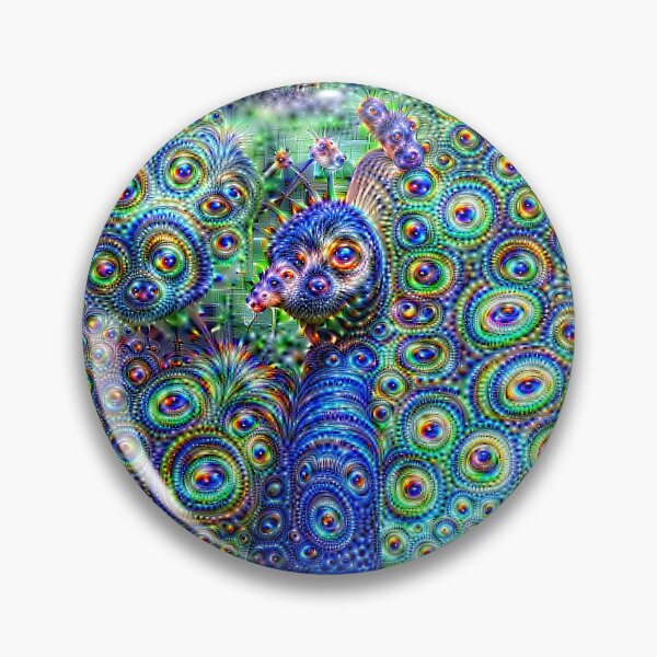 Item preview, Psychedelic Jeweled Peacock Vibrant Fractal Art designed and sold by Lainey1978.