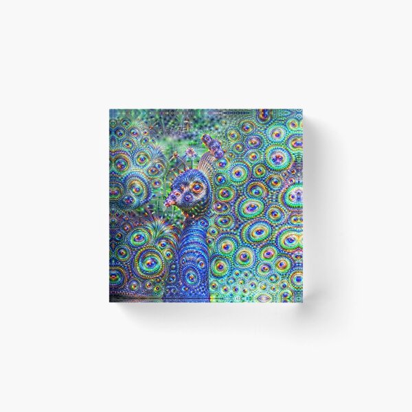 Item preview, Psychedelic Jeweled Peacock Vibrant Fractal Art designed and sold by Lainey1978.