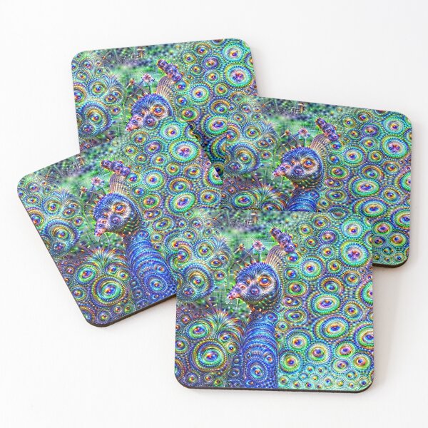 Item preview, Psychedelic Jeweled Peacock Vibrant Fractal Art designed and sold by Lainey1978.