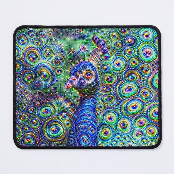 Item preview, Psychedelic Jeweled Peacock Vibrant Fractal Art designed and sold by Lainey1978.