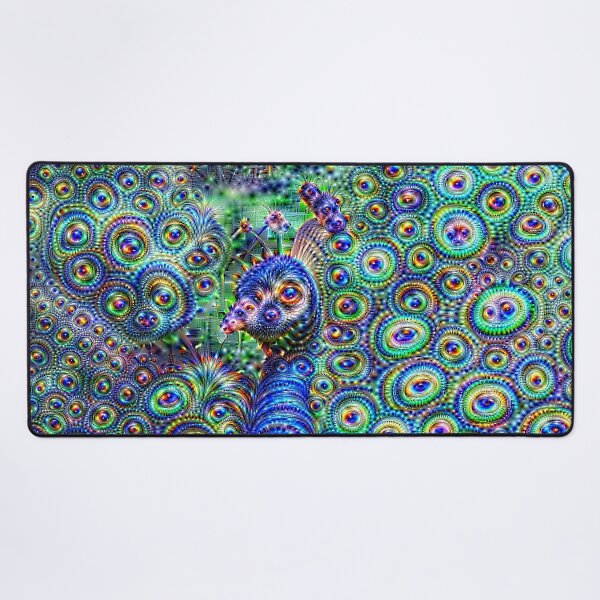 Item preview, Psychedelic Jeweled Peacock Vibrant Fractal Art designed and sold by Lainey1978.