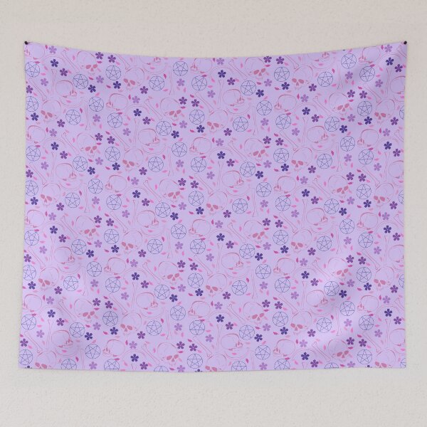 Item preview, Kawaii Witch Skull Print - Wicked Wilderness designed and sold by Wicked-Oddities.