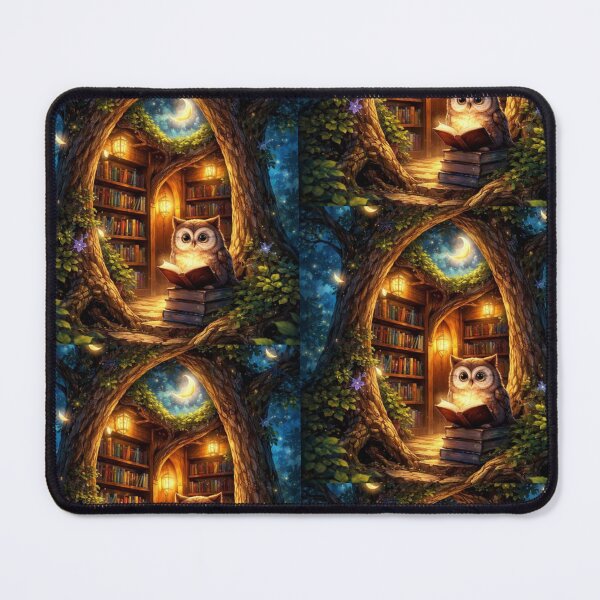Item preview, The Magical Library of the Owl. designed and sold by JoyNest = "The nest of joy".