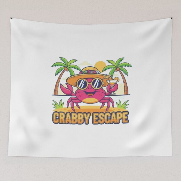 Item preview, Crabby Vibes Shirt  Funny Crab Beach Tee  Coastal Mood Graphic designed and sold by Ditstyle.
