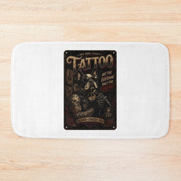 Item preview, Legendary Tattoo Bulldog Retro Ink Culture Dark Vintage designed and sold by Modaozushi216.