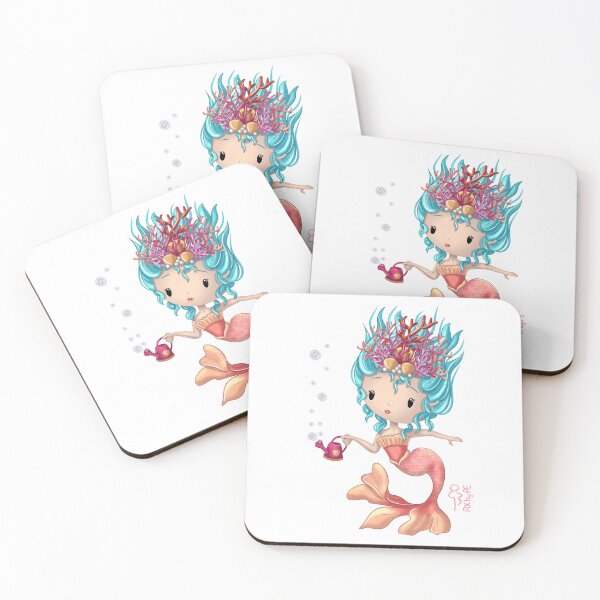Item preview, THE GARDENER Mermaid – Chibi Girl | Cute Illustration designed and sold by PiX by PE.