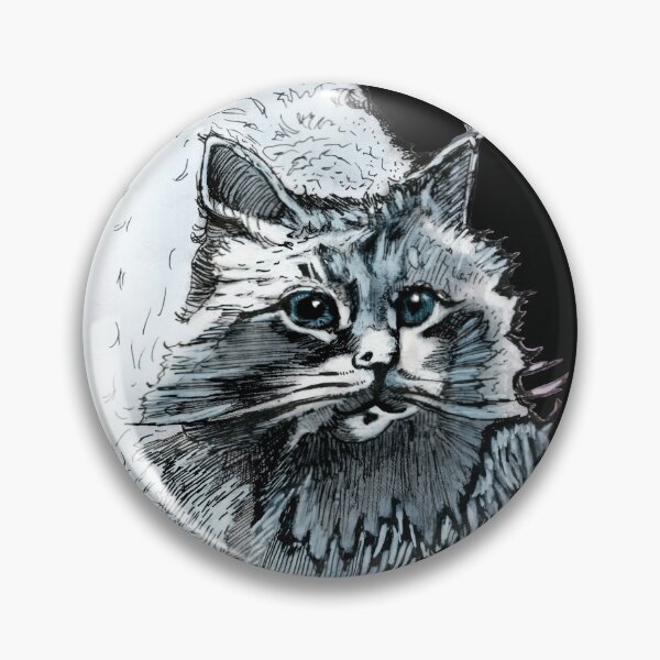 Item preview, Majestic Longhair Cat Looking Forward Art designed and sold by Paolo-Bandal.