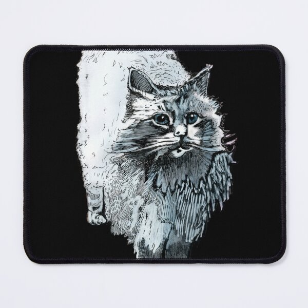 Item preview, Majestic Longhair Cat Looking Forward Art designed and sold by Paolo-Bandal.