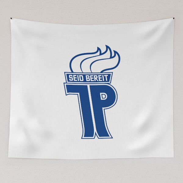 Item preview, Young Pioneers logo (monochrome) designed and sold by VEB Ostladen.