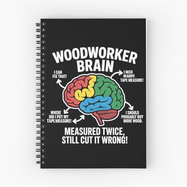 Item preview, Cool Woodworker Brain Funny Carpenter Workshop Humor designed and sold by ZACK ART.
