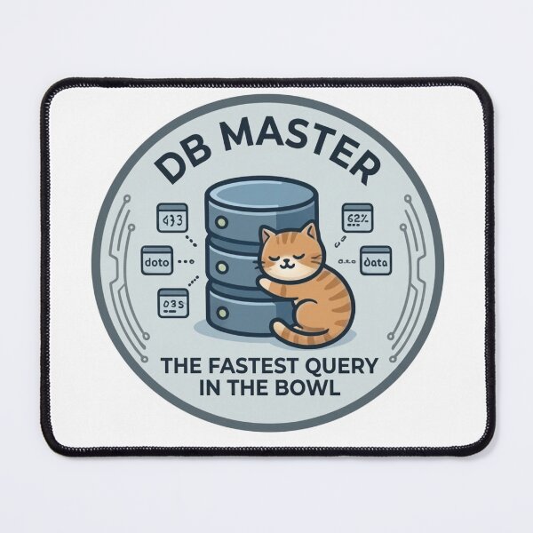 Item preview, Funny Database Gift DB Master Cat The Fastest Query In  The Bowl SQL Humor Shirt Data Engineer Gift designed and sold by Dev Mode.