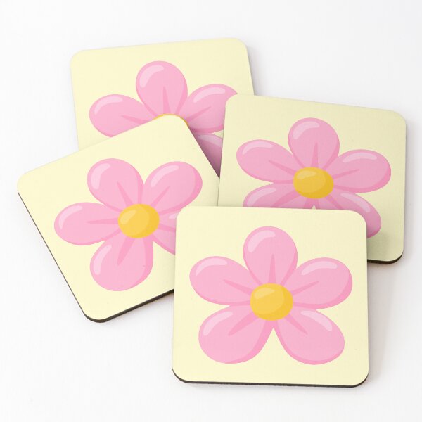 Item preview, Cute Pink Y2K Glossy Flower  designed and sold by NinaVibeStudio.