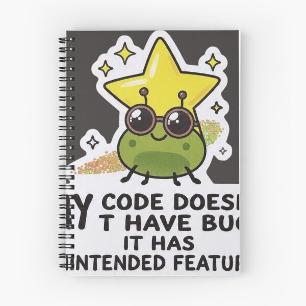 Item preview, No Bugs Just Unintended Features Funny Coder  designed and sold by islam gamal.