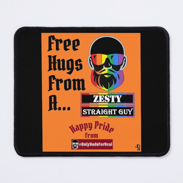 Item preview, Free Hugs Zesty Straight Guy (Orange) *More Colors Available in Collection designed and sold by OnlyDadsForReal.