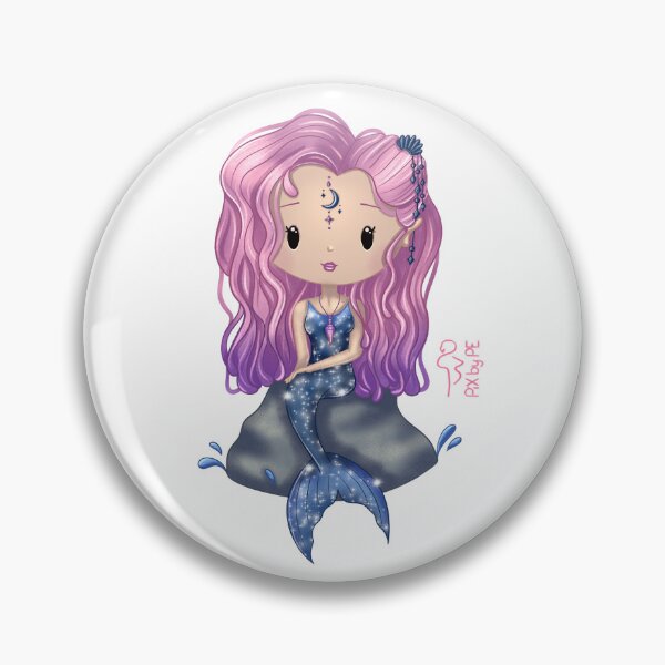 Item preview, THE ASTRAL Mermaid – Chibi Girl | Cute Illustration designed and sold by PiX by PE.