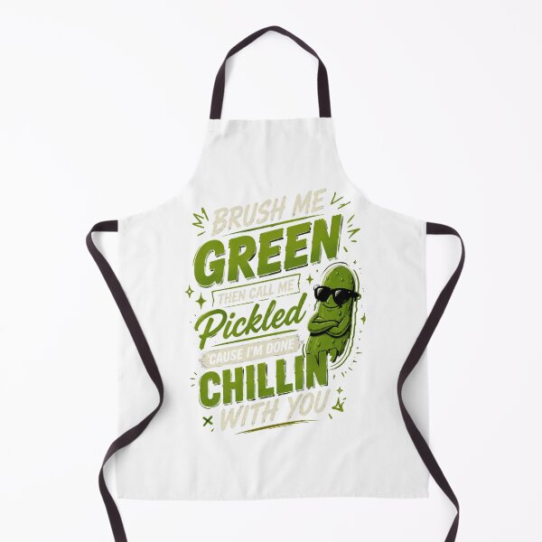 Item preview, Brush Me Green Funny Pickle Shirt | Cute Sarcastic Pickled Tee designed and sold by BE PATIENT ⭐⭐⭐⭐⭐(5k+).