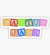 Astroworld Kaktus Jack Logo Sticker