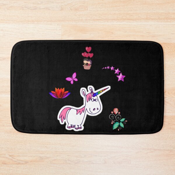 Item preview, Funny Derpy Unicorn & Magical Elements: Quirky Fantasy Sticker Collage designed and sold by Yasmine Mohammed.
