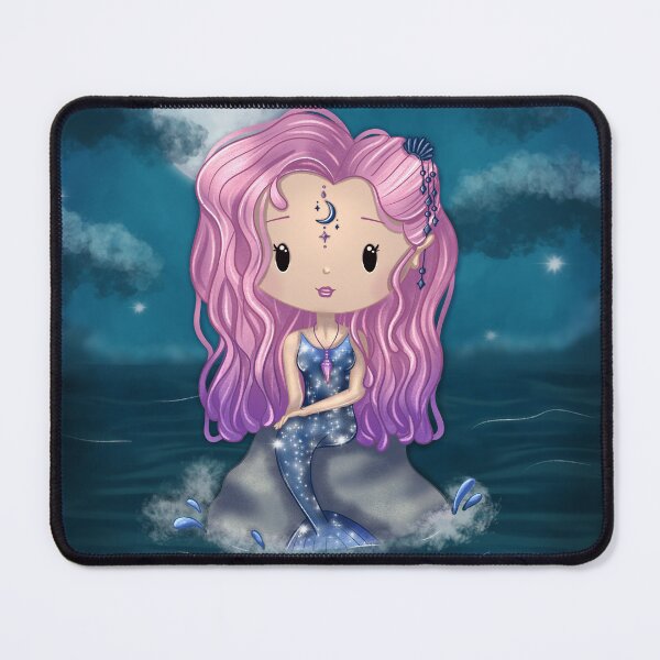 Item preview, THE ASTRAL Mermaid – Chibi Girl | Cute Illustration with Background designed and sold by PiX by PE.