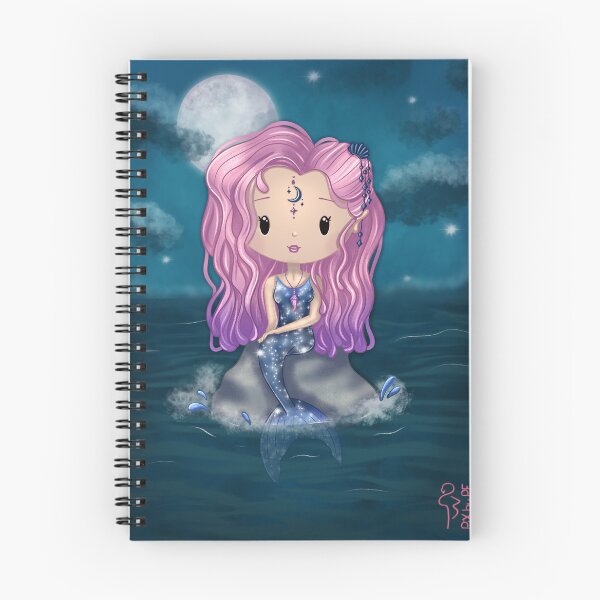 Item preview, THE ASTRAL Mermaid – Chibi Girl | Cute Illustration with Background designed and sold by PiX by PE.