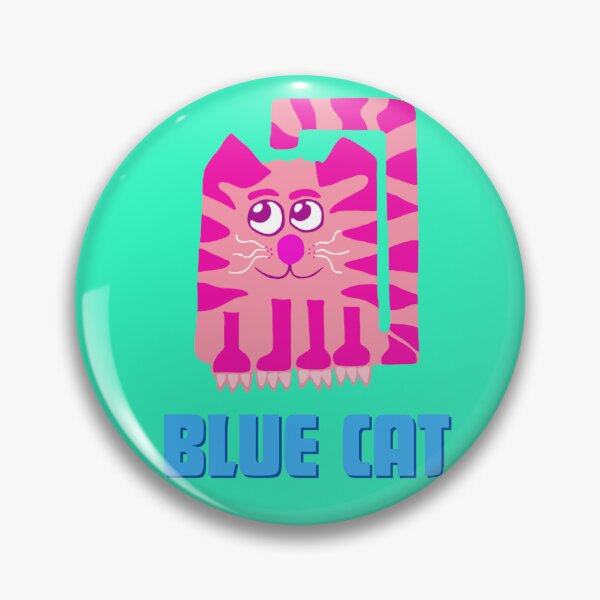 Item preview, Pink Cat, Blue Cat designed and sold by LagoonandBeans.