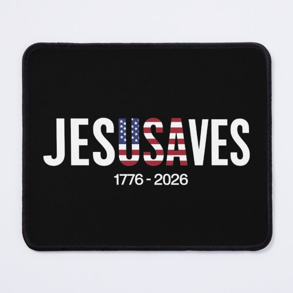 Item preview, Jesus Saves Patriotic America 250th Anniversary Independence Day  designed and sold by Thread&Fable.