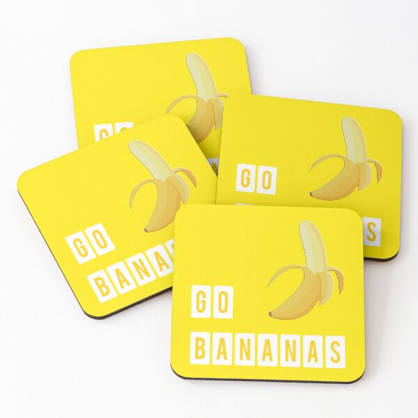 Item preview, Go Bananas Funny Typography Design designed and sold by Moosley Studio.