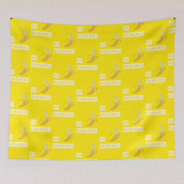 Item preview, Go Bananas Funny Typography Design designed and sold by Moosley Studio.