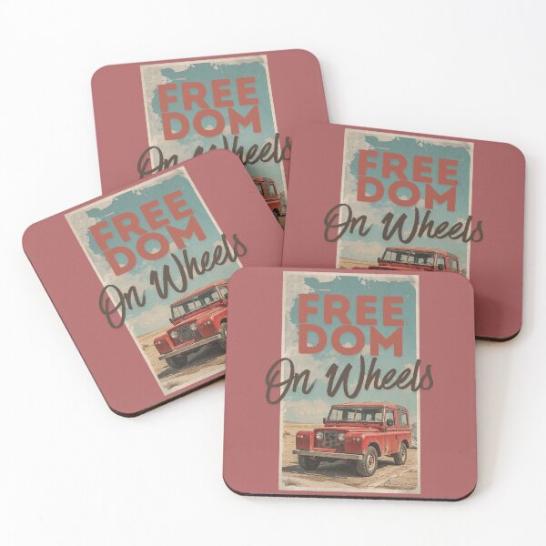 Item preview, Freedom On Wheels — Classic 4x4 Retro Print designed and sold by Fuel-Shirts.