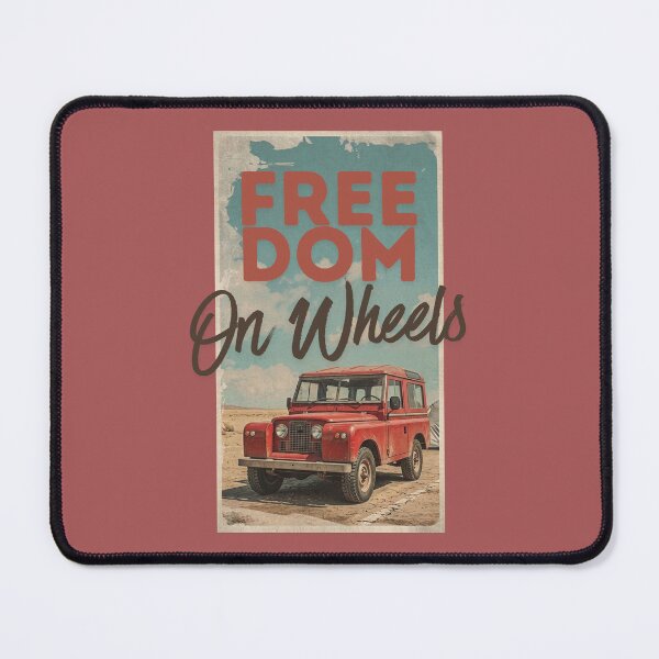 Item preview, Freedom On Wheels — Classic 4x4 Retro Print designed and sold by Fuel-Shirts.