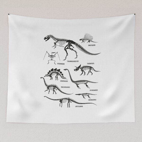 Item preview, Black And White Dinosaur Collection | Vintage Dino Sketches designed and sold by Krasnovaovaova.