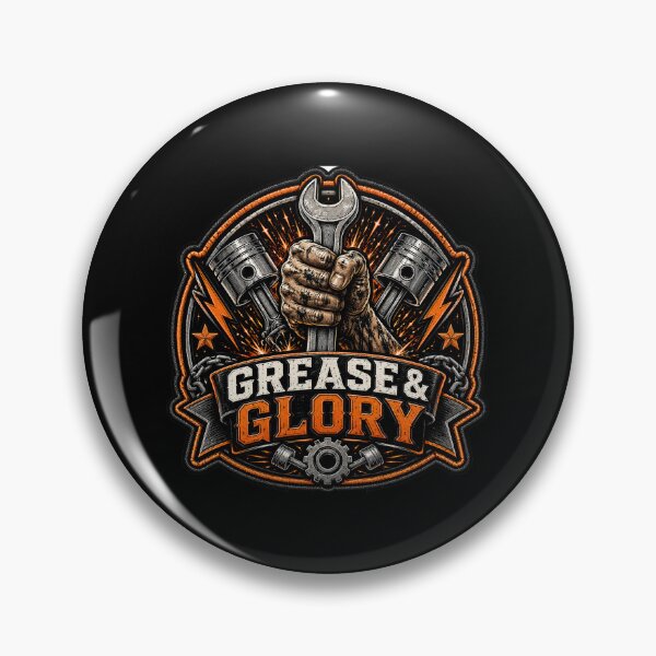 Item preview, Grease and Glory Motorcycle Fans designed and sold by JacobSpace.