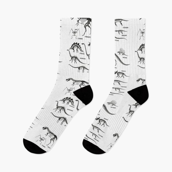 Item preview, Black And White Dinosaur Collection | Vintage Dino Sketches designed and sold by Krasnovaovaova.