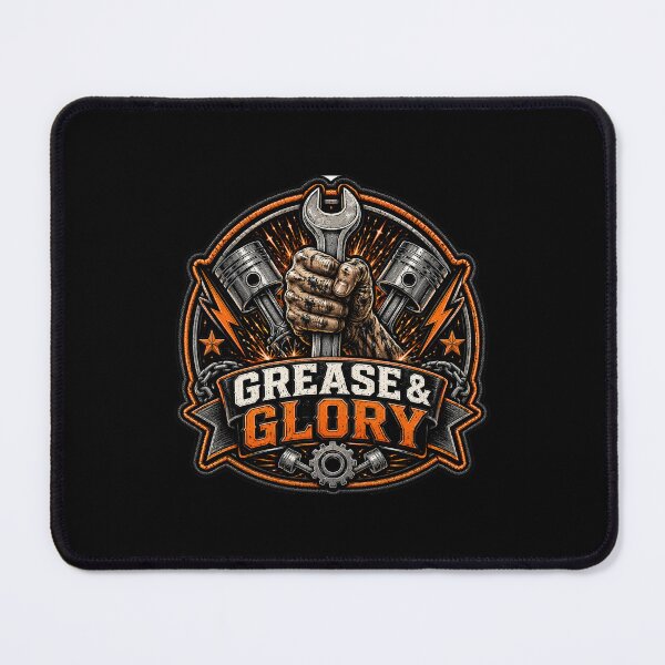Item preview, Grease and Glory Motorcycle Fans designed and sold by JacobSpace.