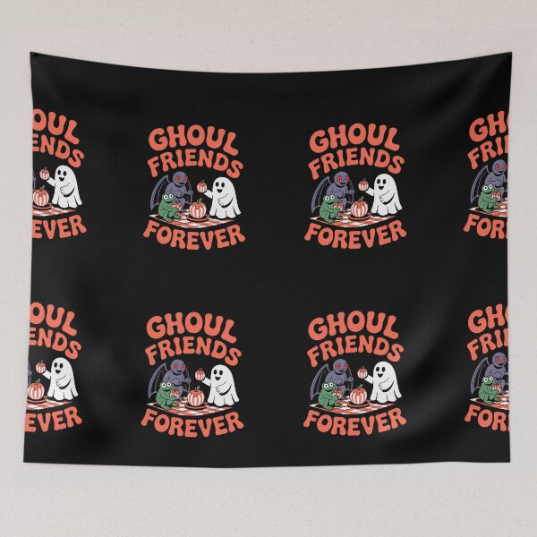 Item preview, Ghoul Friends Forever Cute Halloween Ghost Picnic Design designed and sold by Raw Tigers.